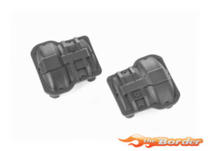 Traxxas Differential cover, front or rear (grey) (2) (for TRX-4M) 9738-GRAY