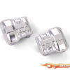 Traxxas Differential cover, front or rear (statin chrome) (2) (for TRX-4M) 9738-SATIN - Afbeelding 2