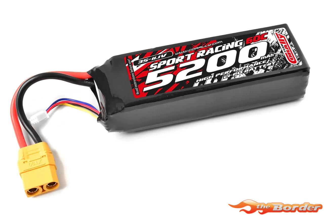 Corally Power Racing 50C 5000mAh 3S 11.1V XT-90 Semi-Soft Case C-49231-X