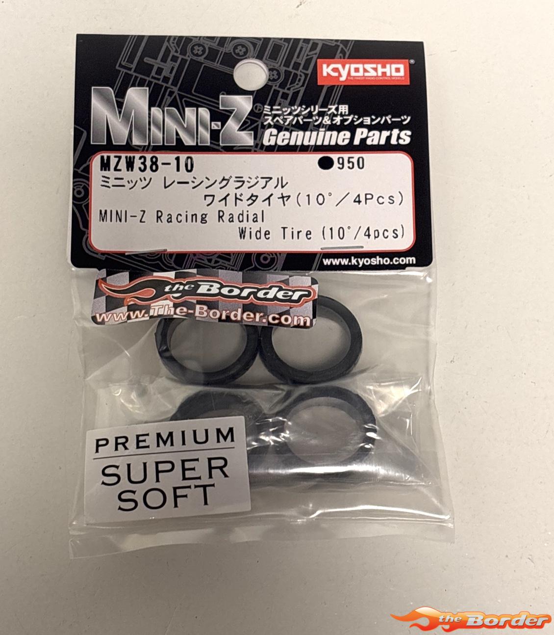 Kyosho Radial Tire (10SH) Wide (4pcs) MZW38-10