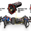 Traxxas Transmission, complete (speed gearing) (9.7:1 reduction ratio) (includes Titan 87T motor) 9791X - Afbeelding 3