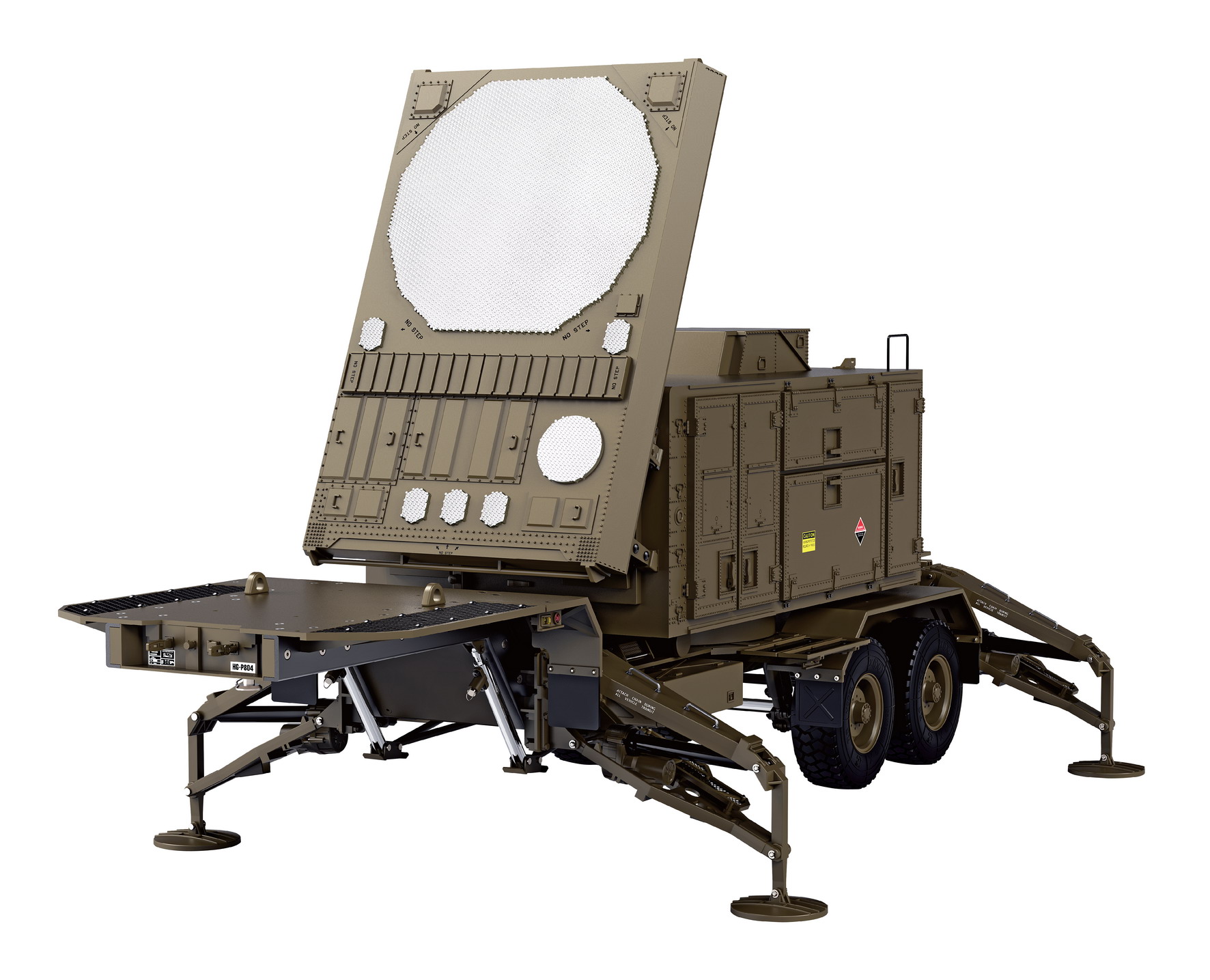 HG 1/12 Self Assembly U.S. Radar Green Kit version P804