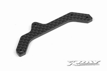 XRAY XII Link Rear Pod Upper Plate - Graphite 2.5Mm 373541