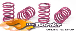 XRAY Spring-Set D=1.8 (33 LB) Purple - Medium-Hard (4) 308397