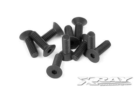 XRAY HEX SCREW SFH M2.5x6 (10) X903256 - Afbeelding 3