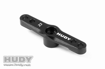 HUDY ALU THROTTLE SERVO HORN 1/8 OFF-ROAD KO PROPO, JR, SANWA, AIRTRONICS - 23T 293504