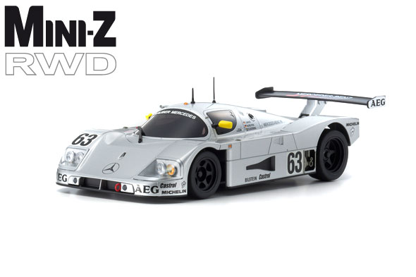 Kyosho MINI-Z RWD Sauber Mercedes C9 NO.63 LM 1989 (W-LM/KT531P) 32327S