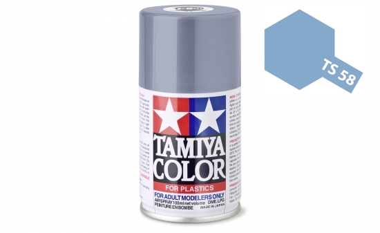 Tamiya TS-58 Pearl Light Blue 100ml Spray Can 85058