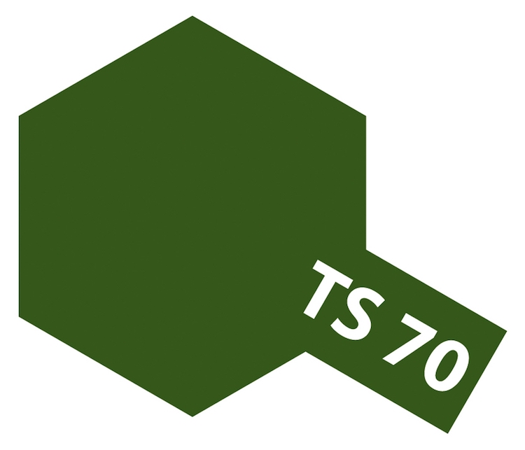 Tamiya TS-70 Olive Drab (jgsdf) Matt 100m Spray Can 85070