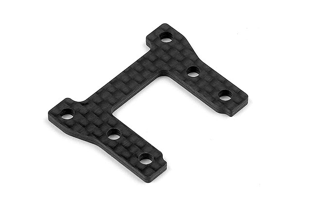 XRAY T2 008 Rubber-Spec Rear Upper Deck Graphite 303046 - Afbeelding 3