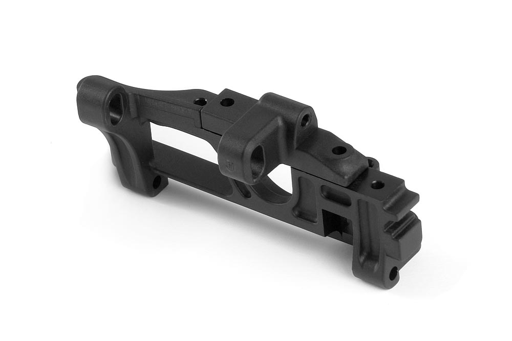 XRAY Composite Lower & Upper Bulkhead Front Right for Wire Anti-Roll Bar 332012 - Afbeelding 2