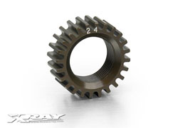 XRAY NT1 XCA Alu 7075 T6 Hardcoated Pinion Gear - 24T (2nd) 338524