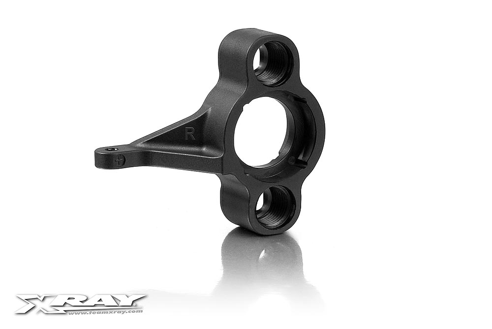 XRAY Composite Steering Block +1° King-Pin Right 342211 - Afbeelding 2