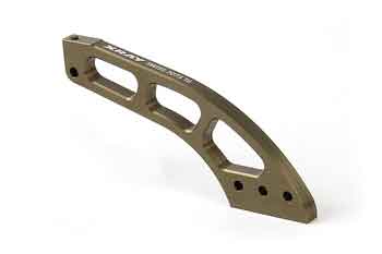 XRAY XB808 Front Alu Brace Swiss 7075 T6 (5mm) - Hard Coated 352087