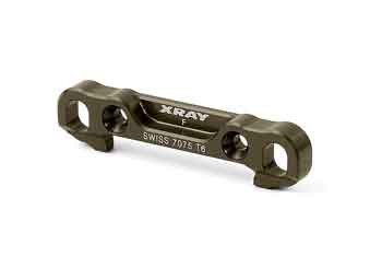 XRAY XB808 Alu Front Lower Susp. Holder - Front - Swiss 7075 T6 (7mm) - Hard Coated 352313
