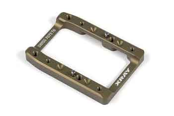 XRAY XB808 Alu One-Piece Engine Mount - Swiss 7075 T6 - Hard Coated 358714