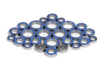 XRAY XB808 BALL-BEARING SET - RUBBER COVERED FOR XB808 (24) 359001