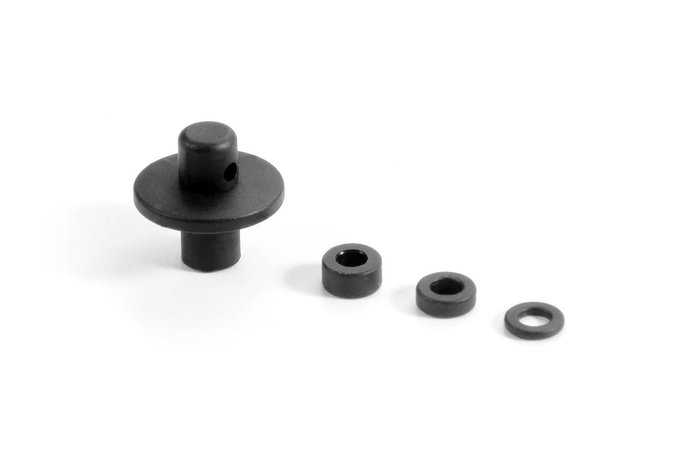 XRAY BODY MOUNT - SHORT + SHIMS - SET 361321 - Afbeelding 3