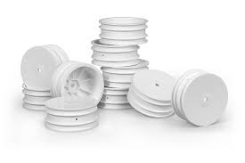 XRAY Front Wheels Aerodisk White (10) 369900 - Afbeelding 2