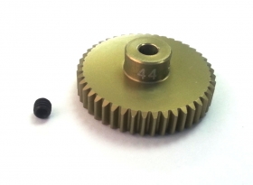 3Racing 48 Pitch Pinion Gear 44T (7075 w/ Hard Coating) 3RAC-PG4844 - Afbeelding 2