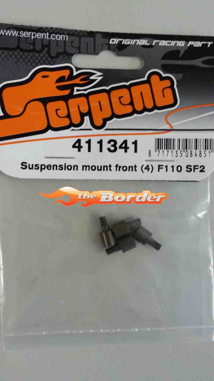 Serpent Suspension mount front (4) F110 SF2 411341 - Afbeelding 3