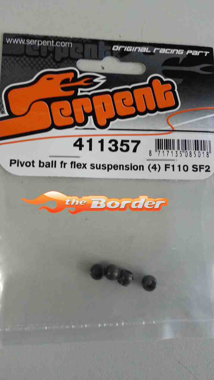 Serpent Pivot ball fr flex suspension (4) F110 SF2 411357 - Afbeelding 3