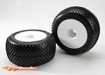 Traxxas Tires Response Glued White Dish Pro 3.8" (soft-compound) 5375R