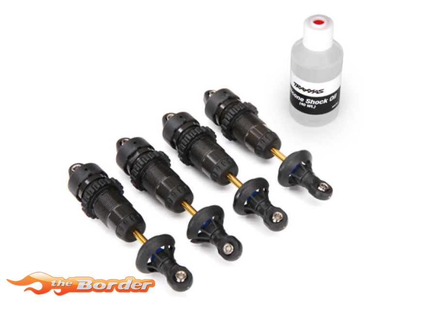 Traxxas Hard Anodized GTR Shocks Assembled (4) 5460X