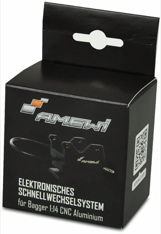 Amewi Quick Change System for Excavator 1/14 CNC Alum. 28366