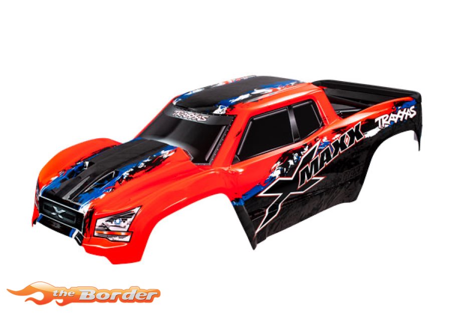 Traxxas X-Maxx Body (Painted Red Decals Applied) TRX7811R