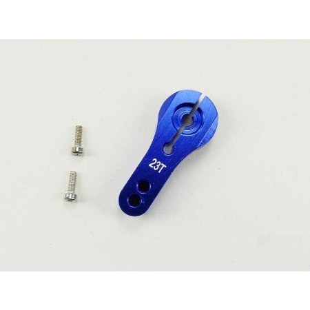 Hot Racing Aluminum Servo Arm 23T – Blue Anodized For ECX 1/10 2WD & 4WD RC Cars