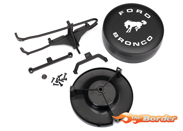 Traxxas Spare tire mount/ mounting bracket/ spare tire cover/ mounting hardware 8074 - Afbeelding 3