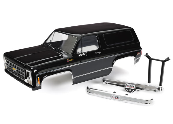 Traxxas Body Chevrolet Blazer (1979) (Black) Complete 8130T