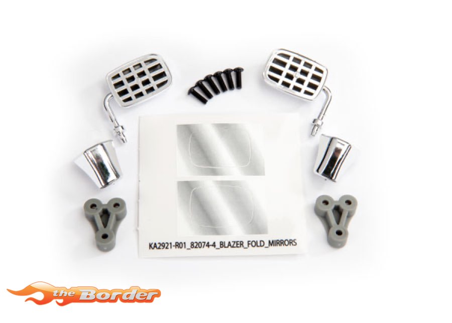 Traxxas Chrome Folding Mirrors Left & Right 8133X