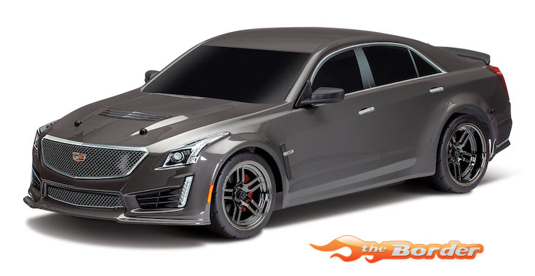 Traxxas Body Cadillac CTS-V silver (painted decals applied) 8391X