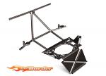 Traxxas Tube Chassis - Center Section (Front) (Satin Black Chrome-Plated) 8431X