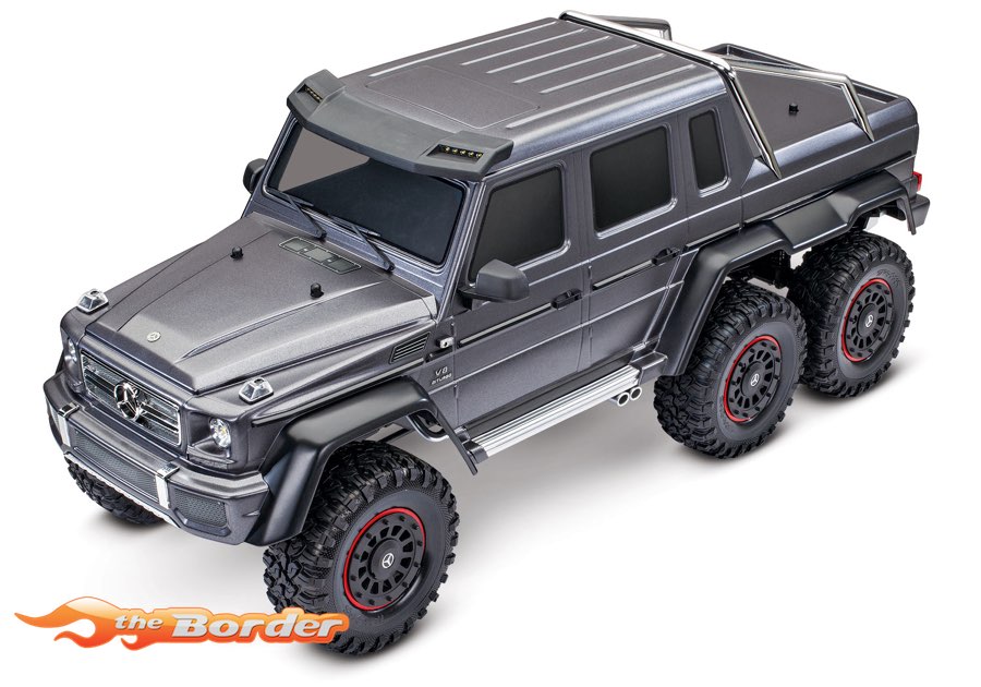 Traxxas Body Mercedes-Benz G63 Matt Graphite Metallic Painted decals/ window masks) 8825X