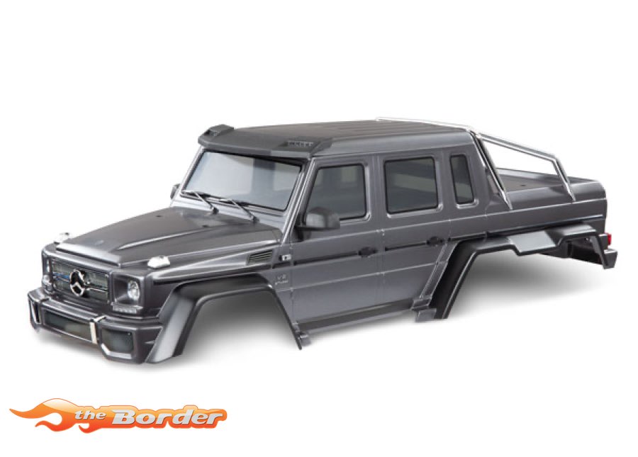 Traxxas Body Mercedes-Benz G63 Matt Graphite Metallic Painted decals/ window masks) 8825X