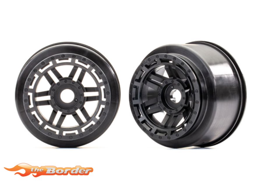 Traxxas Wheels Black (2) 8971 - Afbeelding 3