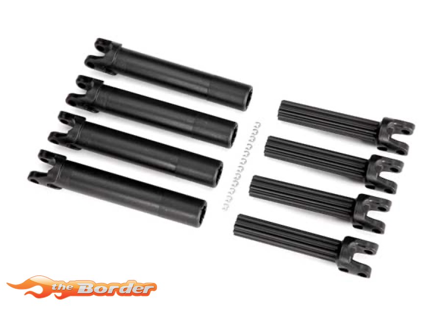 Half shaft set, left or right (plastic parts only) (internal splined half shaft/ external splined half shaft) (4 assemblies)