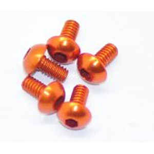 Arrowmax Alu Screw allen roundhead M2x4 Orange (7075) (5) AM14RH2004O