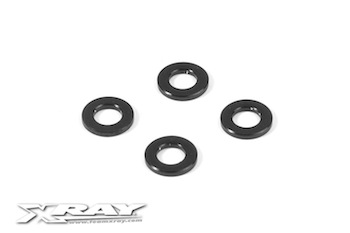 XRAY Alu Shim 4x7.5x2mm (4) 353381