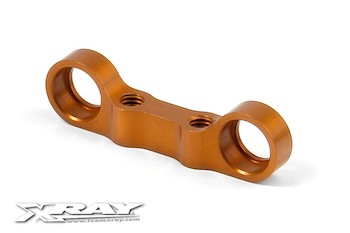 XRAY ALU STEERING PLATE FOR DUAL SERVO SAVER - ORANGE X302545-O