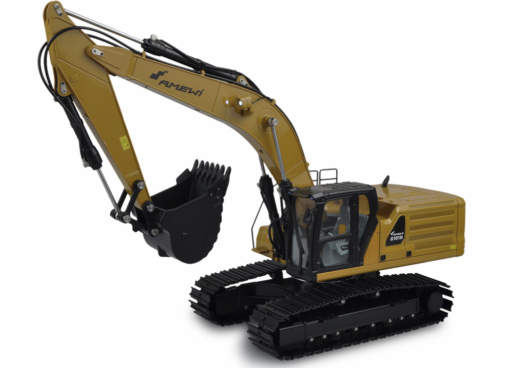 Amewi Hydraulic Excavator G101H Full metal 1/16 Complete Ready to Run 2.4Ghz 22515