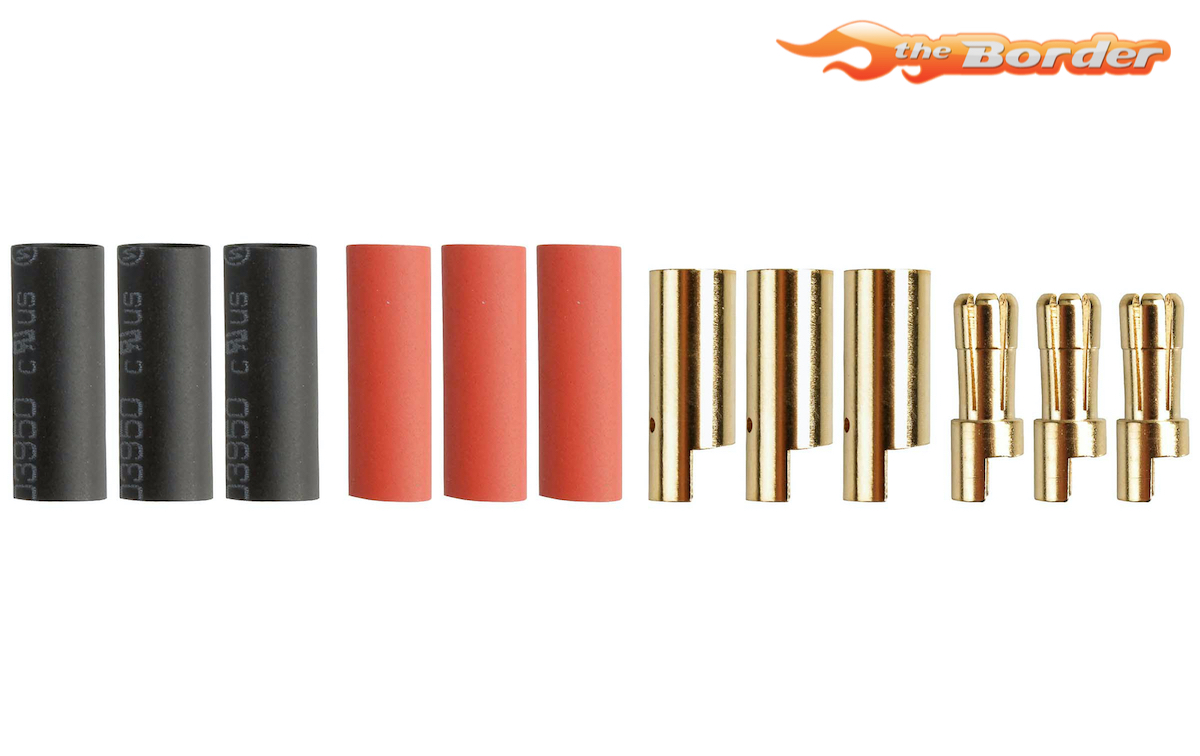 BRP 5.5mm Connector w/Shrink Tube - 3 Pair AM-610-3P - Afbeelding 3