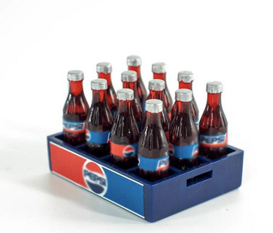 BRP Pepsi Bottles with Tray for 1/10 Scale Crawlers (12 bottles) BRP0049