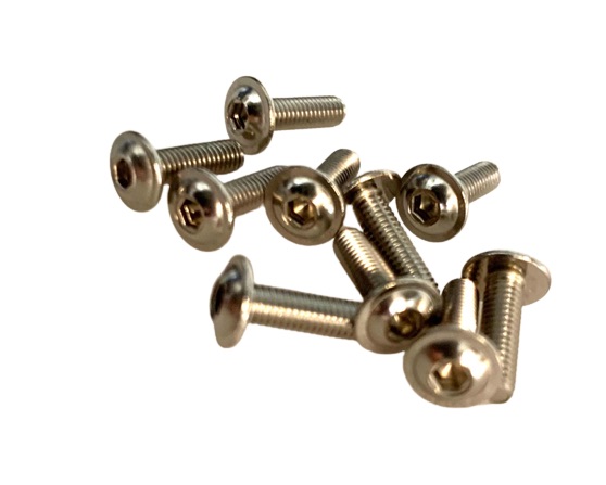 BRP Stainless Steel Screw 3x10 Hex Flanged Button Head BRP310FBHRVS