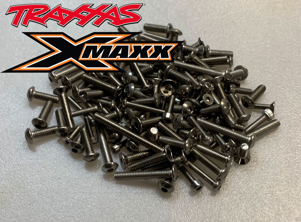 BRP Stainless Steel Screw Set for Traxxas X-Maxx BRP103RVSXMAXX