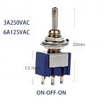 BRP Toggle Switch On-Off-On BRP68303