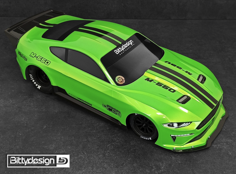 BittyDesign M-550 1/10 No Prep Drag Racing Body 